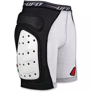 Shorts med skydd UFO vit svart S - PI06281KS
