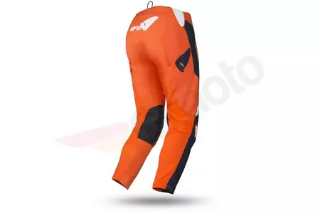 Calças UFO Vanadium Junior Kid laranja fluo 30 para motociclismo cross enduro-2