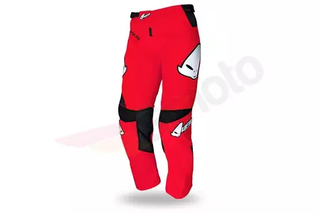 UFO Mizar Boy Junior Kid pantaloni moto cross enduro rosso 40-1