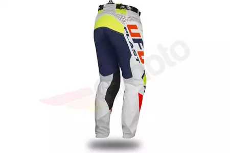 Pantaloni de moto cross enduro UFO Shade alb L-2