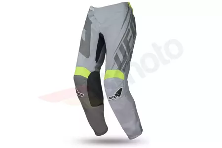Pantaloni de motocicletă cross enduro UFO Vanadium gri XXL-1