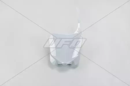 Plaque numéro frontale UFO blanc Honda CRF250R/450R - HO04656041