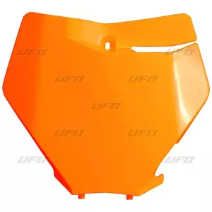 Tablica na numer startowy UFO pomarańczowa Fluo - KT04094FFLU