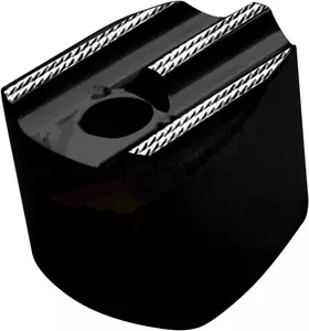 Covingtons contactslot deksel geribbeld zwart - C1245-D