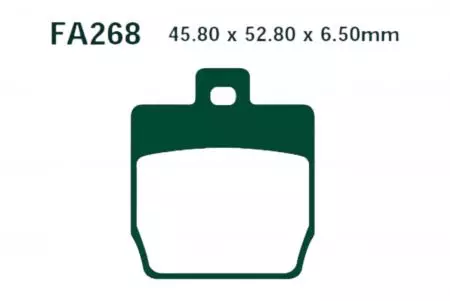 Zavorne ploščice EBC SFA 268 HH (2 kosa) - SFA268HH