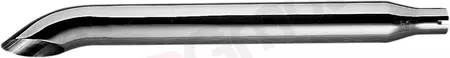 Silenciador deslizante Paughco 47,6 mm 29 polegadas Fishtail redondo esquerdo cromado - 617