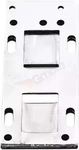 Plaque de montage de boîte de vitesses Paughco chromée à cadre rigide - 218-1