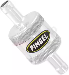 Filtro carburante in linea Pingel 3/8 alluminio satinato - SS5P