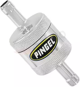 Filtr paliwa In-Line Pingel 5/16 aluminium chromowany-1
