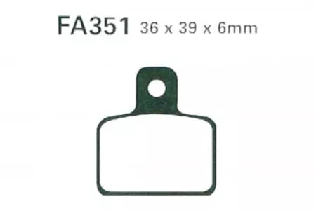 Bremsklötze Bremsbeläge EBC FA 351 TT 1x Satz (2 Stück) - FA351TT