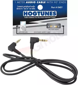 Hogtunes 90-stupňový audio kábel so stereo jackom - 0401