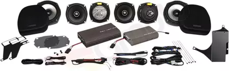 Set di 6 diffusori e 2 amplificatori da 200 W e 225 W Hogtunes - ULTRA 6 PACK-XL