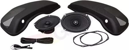 Set zijkofferdeksels met 6x9 inch luidsprekers Hogtunes - 692-XL LID-RM