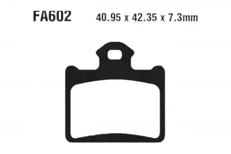 Klocki hamulcowe EBC FA 602 R (2 szt.) - FA602R