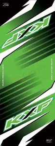 Mata chłonna dywanik KXF 80 cm x 210 cm Hurly czarny/zielony/biały-2