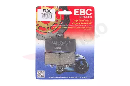 Plaquettes de frein EBC FA 606 (2 pièces) - FA606