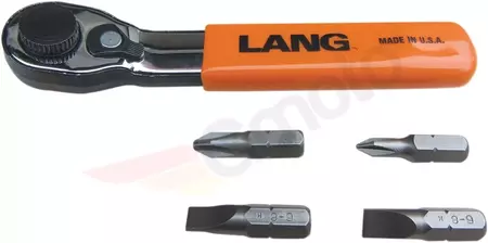 Klucz z zestawem bitów 1/4 Lang Tools - 5221