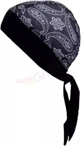 Schampa termālā cepure melnā un baltā krāsā - BNDNA003-1001