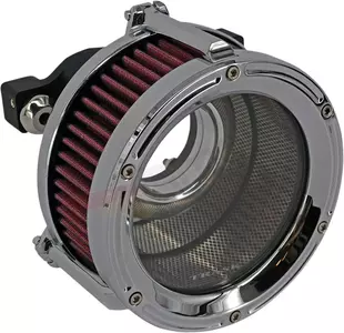 Vzduchový filter s vysokým prietokom a chrómovým krytom Trask - TM-1022-CH