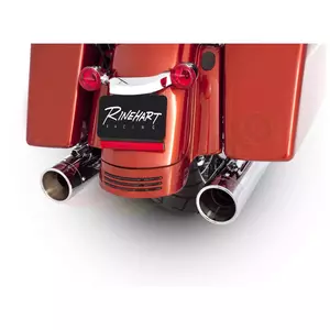 Rinehart Racing Standard 3 ιντσών κιτ χρωμίου σιγαστήρα - 500-0106C
