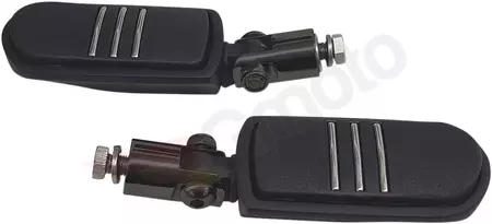 Rivco Products Perechea de suporturi pentru picioarele șoferului negru și argintiu - MV135MB