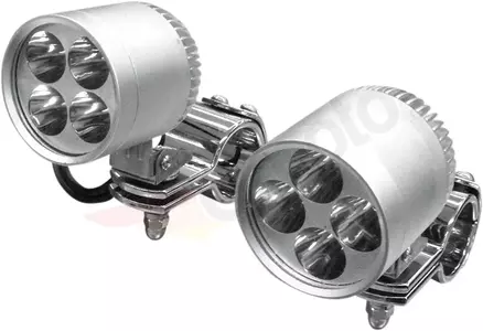Комплект светофари 12V/30W доведе Rivco продукти двойка бяло - DLLED125