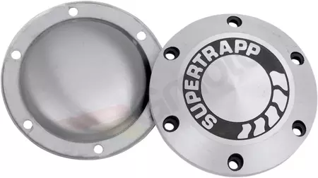 Capacul amortizorului Supertrapp argintiu-1