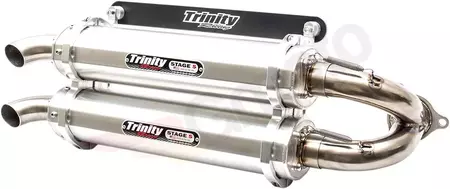 Trinity Racing Stage 5 geluiddemper zilver - TR-4152S