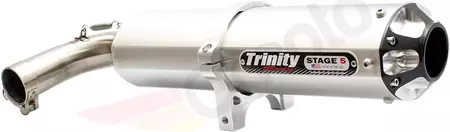 Trinity Racing Stage 5 geluiddemper zilver - TR-4158S