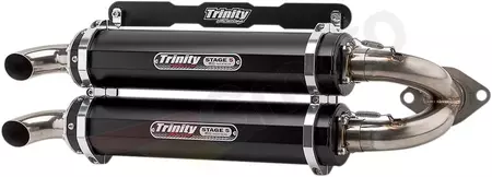 Trinity Racing Stage 5 geluiddemper zwart - TR-4165S-BK