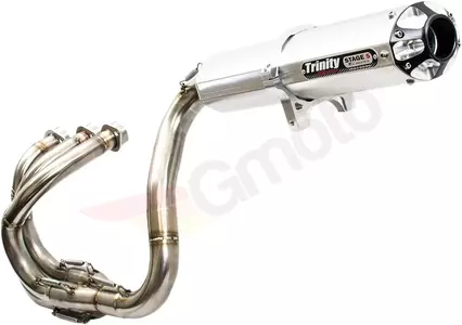 Trinity Racing Stage 5 geluiddemper zilver - TR-4155F