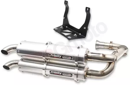 Silenziatore Trinity Racing Stage 5 argento - TR-4161D