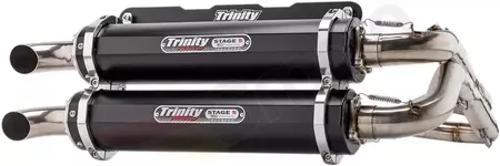 Trinity Racing Stage 5 hangtompító fekete - TR-4166D-BK