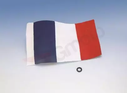 Dubbelzijdige vlag van Frankrijk 6x9 inch Chroom weergeven - 4-240FR