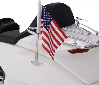 Hopfällbar amerikansk flaggstång Show Chrome-4