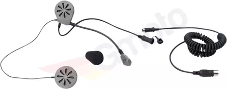 Helm headset met kabel Chroom-2