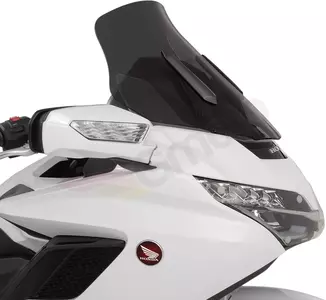 Čelné sklo motocykla tmavé Zobraziť Chrome-2