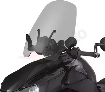Pokažite kromirani prozirni vjetrobran motocikla-2