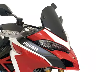 WRS Sport Ducati Multistrada parabrezza moto nero opaco-3