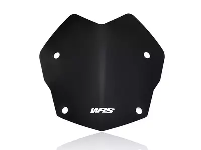 WRS Rallye motorkerékpár szélvédő BMW R 1250 GS fekete matt-6