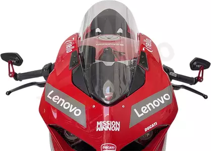 Pare-brise moto WRS Race Ducati Panigale V4 S transparent-4