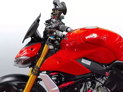 WRS Sport Ducati SF V4 vindruta för motorcykel matt svart-2