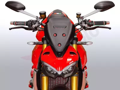 WRS Sport Ducati SF V4 parabrezza moto nero opaco-6