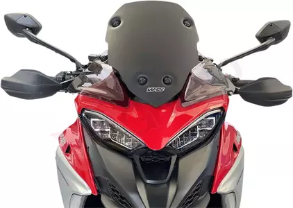 WRS Sport предно стъкло за мотоциклет Ducati Multistrada V4 черно матово-10