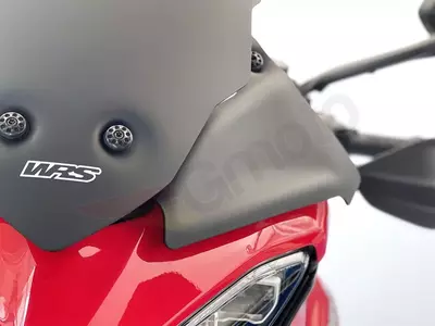 WRS Sport предно стъкло за мотоциклет Ducati Multistrada V4 черно матово-3