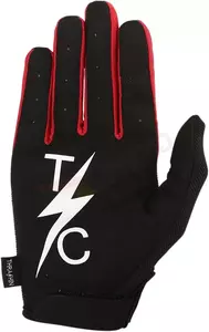 Motociklističke rukavice Stealth Thrashin Supply Co crne i crvene M-3