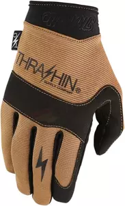Rękawice motocyklowe Covert Thrashin Supply Co czarno-brązowe XL-1