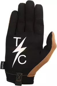 Motociklističke rukavice Covert Thrashin Supply Co crne i smeđe XL-2