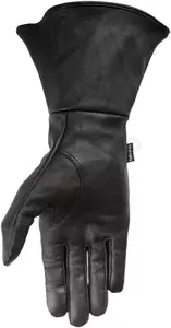 Gaunt guantes de moto de cuero largo Thrashin Supply Co negro XL-2