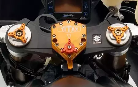 Regolazione molla ammortizzatore 19mm Titax oro-3